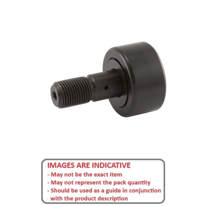 1188341 | NUCF-30R (Each) --- Roller Cam Followers - 80x100 mm - M30x1.5 Standard - Carbon Steel Cam Follower