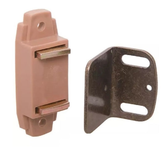 Magnetic Screw On Catches - Catch  Tan Plastic 33.325x19.05 mm - Plastic - Tan