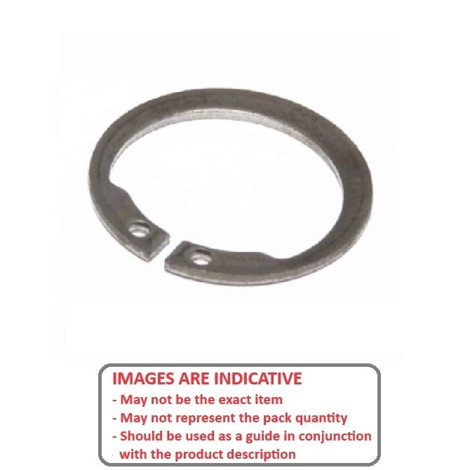 1155262 | CCE-04445-S15-V (5 Pcs) --- External Retaining Rings - 44.45x1.57x41.91 mm Circlips - Stainless Steel Grade PH15-7 Mo