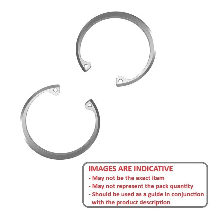 1176251 | CIB-07620-C (2 Pcs) --- Internal Retaining Rings - 76.2x2.29x81.92 mm Circlips - Carbon Steel