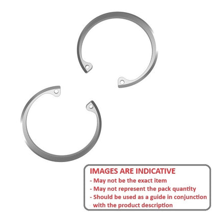 1176251 | CIB-07620-C (2 Pcs) --- Internal Retaining Rings - 76.2x2.29x81.92 mm Circlips - Carbon Steel