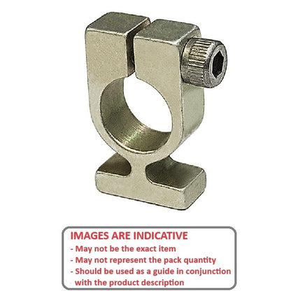 1076444 | CGS-0794-R2SC-3 --- Gear Clamps - 7.938x12.304x6.35 mm Split - Stainless Steel 303/304 Similar to A2, 18-8 HRB80 Clamp