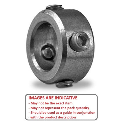 1075974 | CGW-0794-SCC-3 --- Gear Clamps - 7.938x6.35x6.35 mm Screw Type - Stainless Steel 303/304 Similar to A2, 18-8 HRB80 Clamp