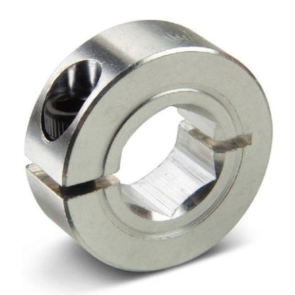 1120052 | COH-01905-048-13-1P-S3 --- Hex Bore Collars - 19.05x47.6x12.7 mm One Piece - Stainless Steel 303/304 Similar to A2, 18-8 HRB80 Collar