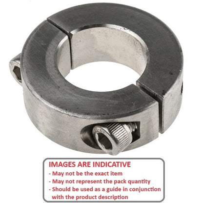 1045573 | COL-00300-016-09-2C-S3 --- Shaft Collars - 3x16x9 mm Clamp Type - Stainless Steel 303/304 Similar to A2, 18-8 HRB80 Collar