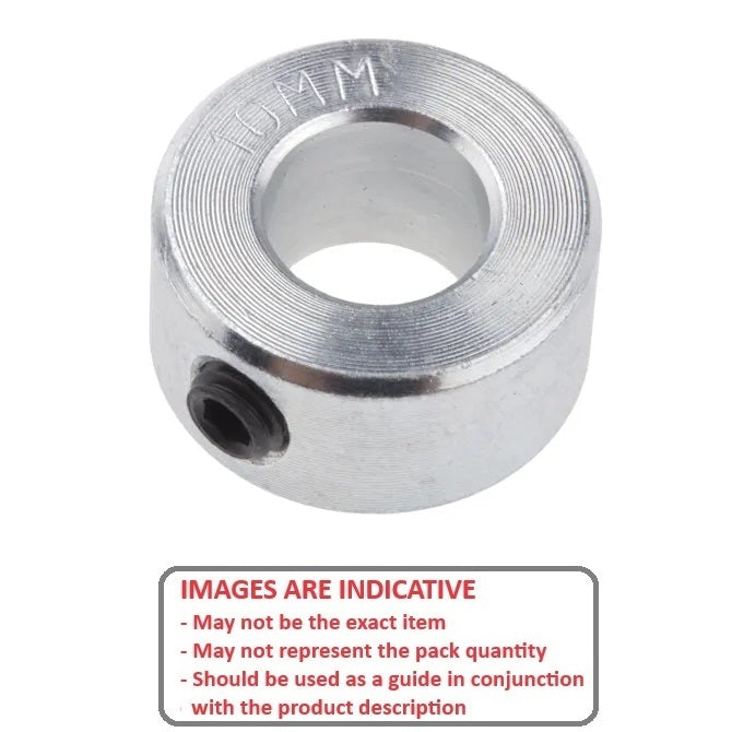 1044698 | COL-00300-007-07-AL --- Shaft Collars - 3x7x6 mm Standard - Aluminium Collar