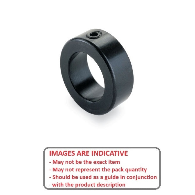 1091066 | COL-01000-020-10-CBO --- Shaft Collars - 10x20x10 mm Standard - Steel, Black Oxide Coated Collar
