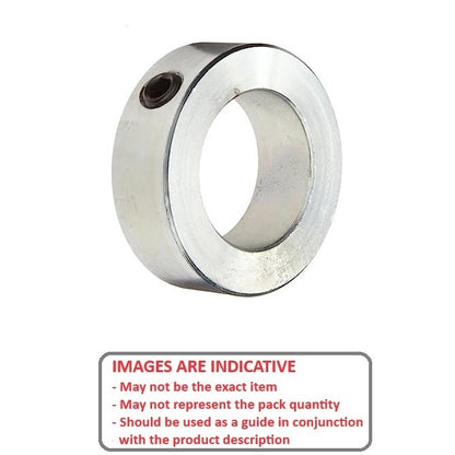 1047910 | COL-00318-010-06-CS-A --- Shaft Collars - 3.175x9.5x6.4 mm Standard - Carbon Steel Collar