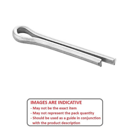 1035811 | PC010-0060-C (50 Pcs) --- Split Pins - 1x6x0.9 mm Plain - Carbon Spring Steel Pin