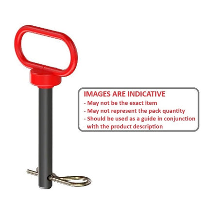 1134623 | CLP-254-1905-CZ-HPC (12 Pcs) --- Clevis Pins - 25.4x190.5 - - Handle - High Tensile Steel Heat Treated Pin