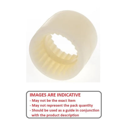1227550 | CP-SLV-G-CT-83 --- Crowned Tooth Gear Couplings - N Match OD with Hub 82.6 mm Sleeves - Nylon Polyamide 6/6 Coupling