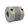 Helical Couplings - 5x5x18 mm - Aluminium