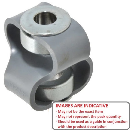 1070288 | CP-064-064-47-048-K --- K Type Couplings - 6.35x6.35x43 mm - Steel and Rubber Coupling