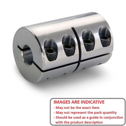 1106765 | CP-123-381-64-004-R1-SC (Each) --- Rigid Couplings - Pilot Bore 12.319 38.1x63.5 mm Clamp - Steel Coupling