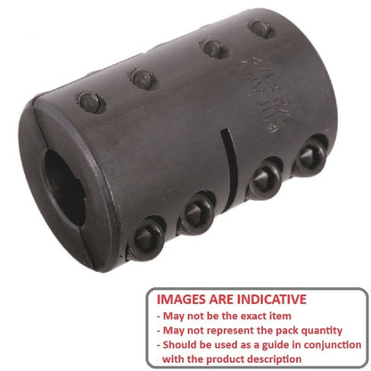 1084850 | CP-095-095-22-035-R2-SC --- Rigid Couplings - 9.525x9.525x22.25 mm Clamp - Steel Coupling