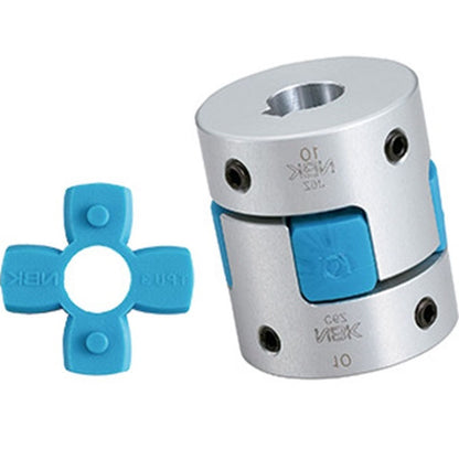 1065473 | CP-060-080-20-030-J-PU80S --- Spider Type C Complete Couplings - 6x8x20 mm - Aluminium with 98 Duro Red Spider Coupling
