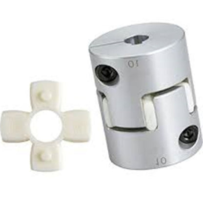 1047315 | CP-032-032-14-022-J-PU92C --- Spider Type C Complete Couplings - 3.175x3.175x14 mm - Aluminium with 92 Duro White Spider Coupling