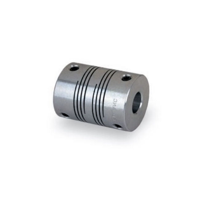 1037229 | CP-015-020-13-013-H-B6-AL-G --- Spiral 6 Beam Couplings - 1.5 Pilot Bore 2.0 12.7 mm Aluminium Set Screw Type - Aluminium Coupling