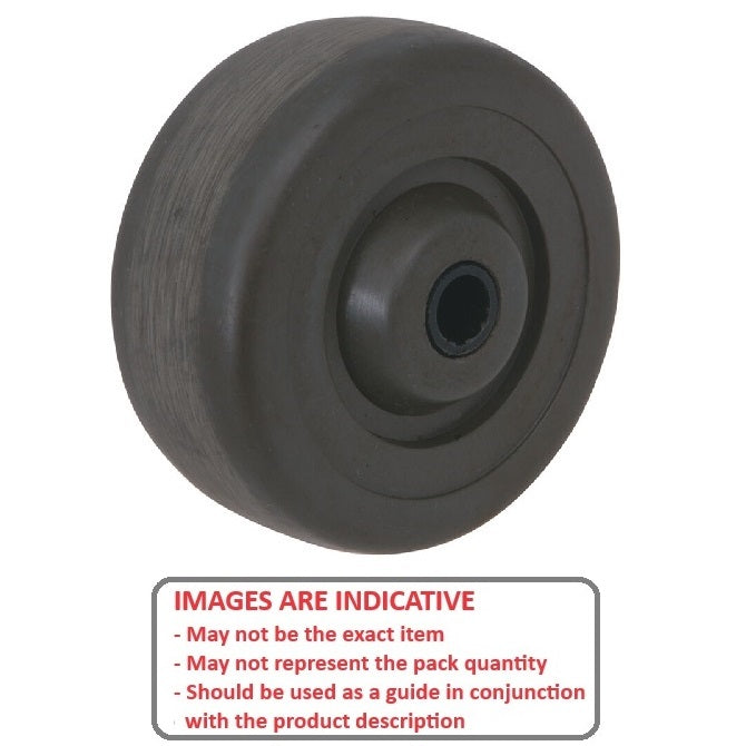 1176100 | NFC42021RS --- Wheels Only Castors - 76.2 x 31.75 mm Hard - - - Rokite Castor