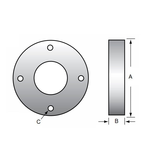1151800 | AR-417RS (Each) --- Suits Nuts with Diameter 38.1 - 125.4 - 25.908