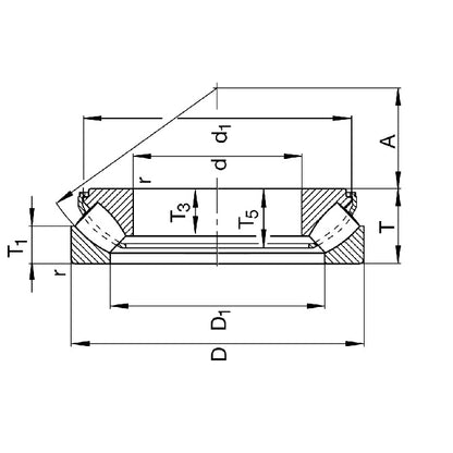 1122542 | IR-0200-0240-0200 --- Needle Roller Inner Rings Bearings - 20x24x20 mm  - Chrome Steel