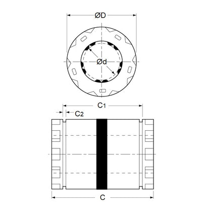 1087769 | LCB-0095-016-022-TP --- Ball Bearings Linear - 9.53 15.875 to 15.888 22.225 mm Standard Closed - Chrome Steel Bearing