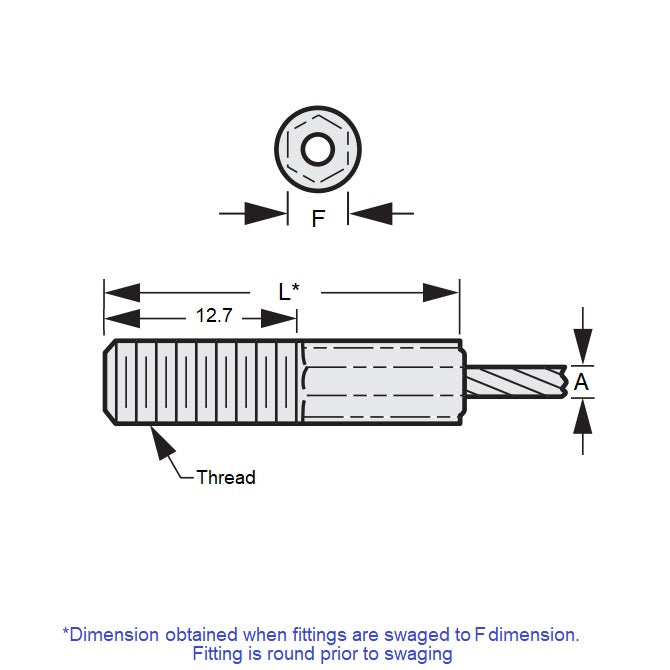 1037942 | ATP-16-10-24 (4 Pcs) --- Threaded Plugs Cable Attachments - 1.59x3.97x28.58 mm - Steel Attachment