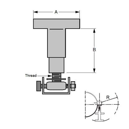 1086800 | LZ-375SRS --- Lorenz Clamps - 9.525 - 50.8x76.2 mm