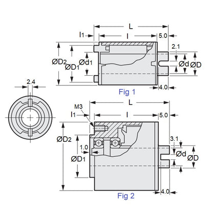 1204990 | CMP-0800-0200-28-408 --- Slip Magnetic Particle Clutches - 193 to 408 g.cm 8x27.5 mm No Power Without Shaft