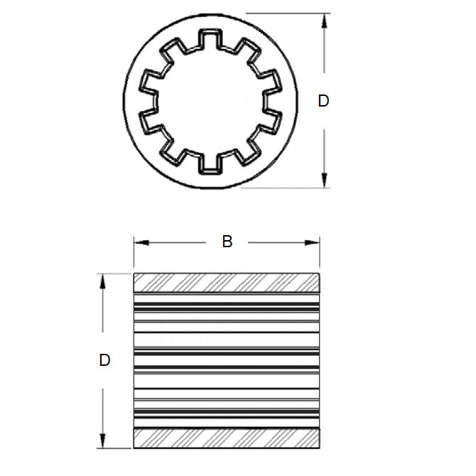 1138140 | CP-SLV-G-PR-30US --- Geargrip Couplings - Bore Sleeve Only Match OD with Hub - Urethane Sleeve Sleeves - Polyurethane Coupling