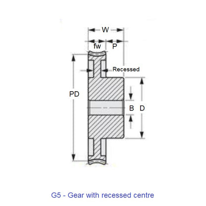1226267 | WG1L-100-050-080-ALB --- Worm Gears - Pitch Module 1.0 - 50 tooth - 3 Deg 35 Min Module 1.0 - Aluminium Bronze