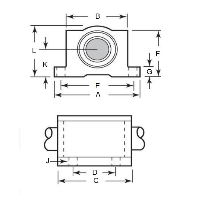 1150090 | LCHP-0381-102-TSS --- Thomson Super Smart Housings Linear - 38.1 120.650 x 88.900 101.6 mm Pillow Block Closed