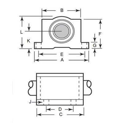 1134423 | LCHP-0254-071-TSS --- Thomson Super Smart Housings Linear - 25.4 82.550 x 60.452 71.37 mm Pillow Block Closed