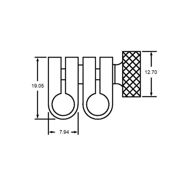 1070107 | SJ-1MRS --- Swivel Joints - 6.35x6.35x19.05 mm Miniature
