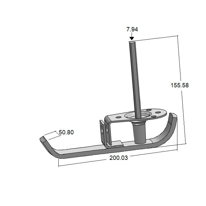 1206086 | HH-109RS --- Latching Handles - 200.025x155.575x50.8 mm Padlocking