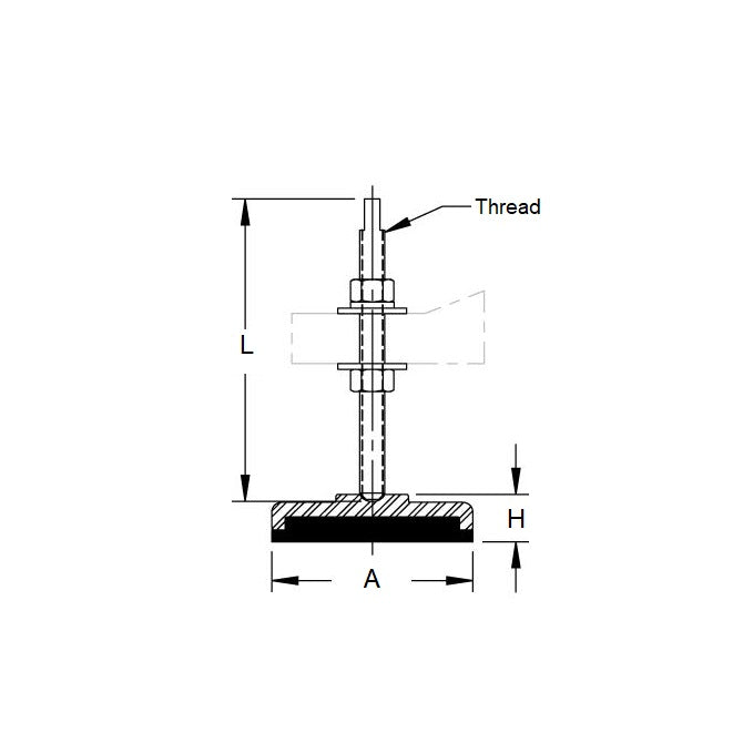 1227961 | MVI-5443-PP (Each) --- 5443.1 Kg - 3855.5 Kg - 1-14 UNF - 25.40mm -