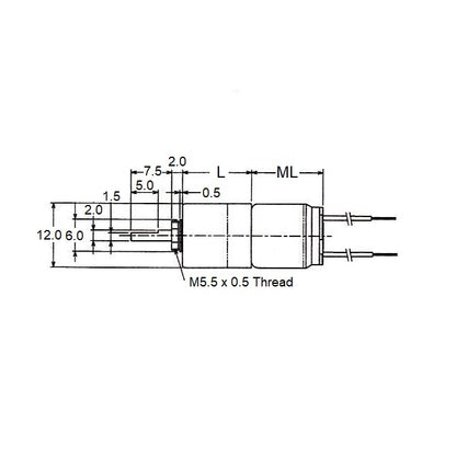 1179695 | MG-D33S12M1200144 --- DC Gearmotors - 85 RPM 7.8 - 1.1 - N.mm - oz.in - 15.6 mm Size 12