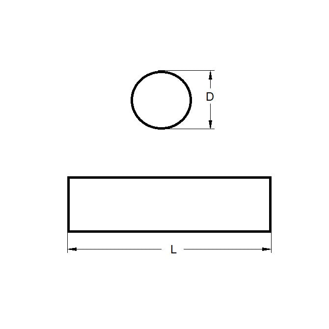 1038328 | RLR-0200-1000-ST-F (PK-50) --- Steel Rollers - 2x10 mm - 63 - 66 - Chrome Steel SAE 52100 Roller