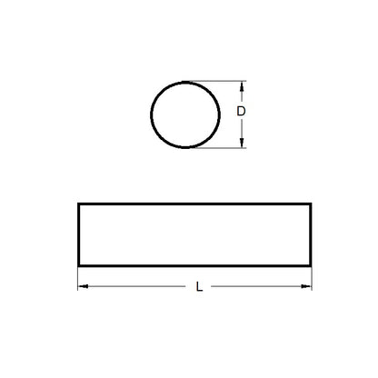1038328 | RLR-0200-1000-ST-F (PK-50) --- Steel Rollers - 2x10 mm - 63 - 66 - Chrome Steel SAE 52100 Roller