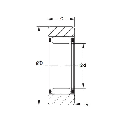 Track Rollers - 10x19x9.8 mm - Steel