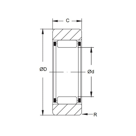 Track Rollers - 10x19x9.8 mm - Steel