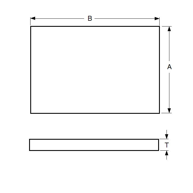 1073250 | SHT-0635-0051-0206-SB --- Sintered Bronze Sheet - 6.35x50.8x206.38 mm - Sintered Bronze