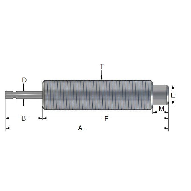 1083144 | ACE1030M1RS --- Self-Compensating Shock Absorbers - 8.1 mm M8x1.0 - 54.00 / 34.30