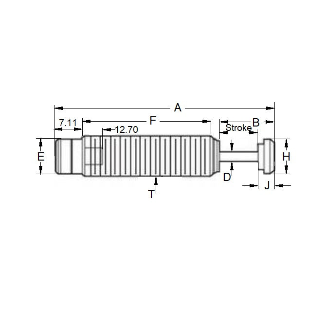 1152966 | ACE9252RS --- Soft Contact Self-Compensating Shock Absorbers - 40.13 mm 1-12 - 188.98 / 129.54
