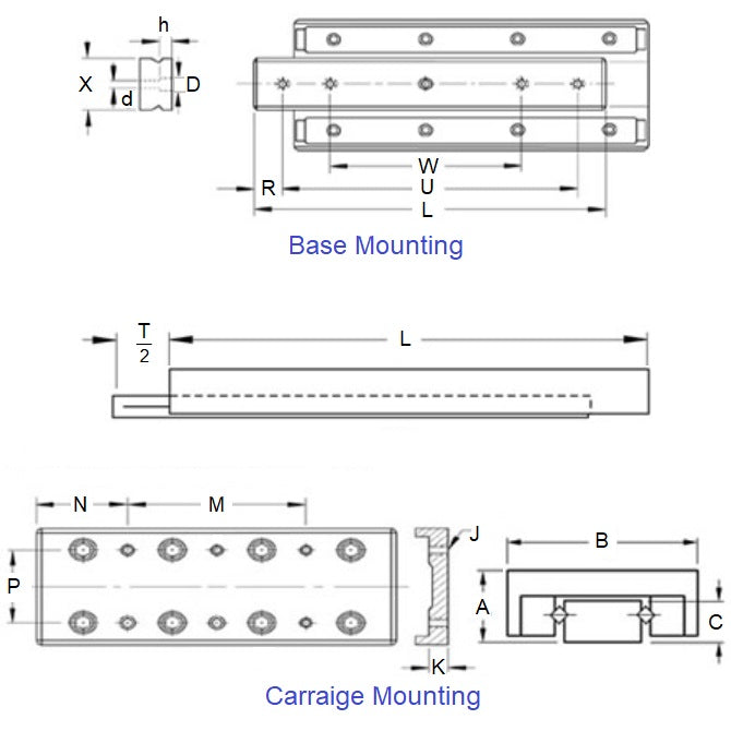 1194099 | DT-421RS --- Cross Roller Slide Tables Low Profile Linear - 129.997 mm - 371 Kg - 204.98 mm - Aluminium