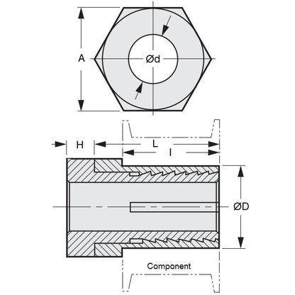 1116574 | SLV-K-120-180-200 (2 Pcs) --- Single Ended Shaftloc Sleeves - 18x12x20 mm - Steel Sleeve