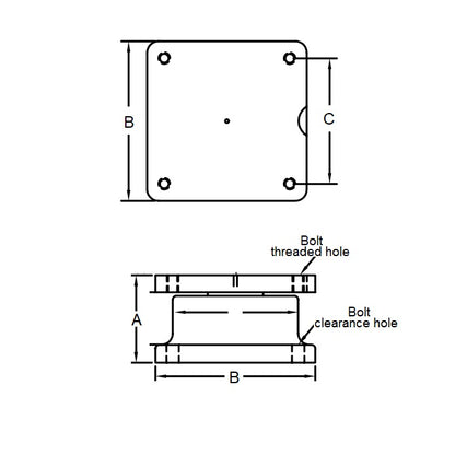 1220981 | SKF-82RS --- Non-Lockable Turntable - 2260 Kg - 61.722x127 mm - Cast Iron