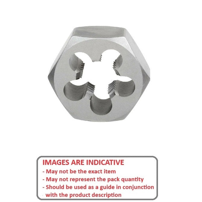 1064608 | DNT-060M --- Threading Tools - M6 - 6x1mm - 1.000 mm / 25.4 TPI - Nut Die Nuts - Carbon Steel Die Nut