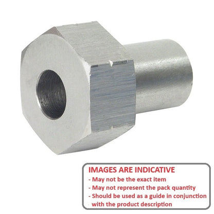 1039756 | DVAB2-ST-064-ADJ-303 --- Adaptor Bushings Dual Vee - Bushing Size 2 - 18x6.65 mm - Stainless Steel 303 Similar to A2, 304, 18-8