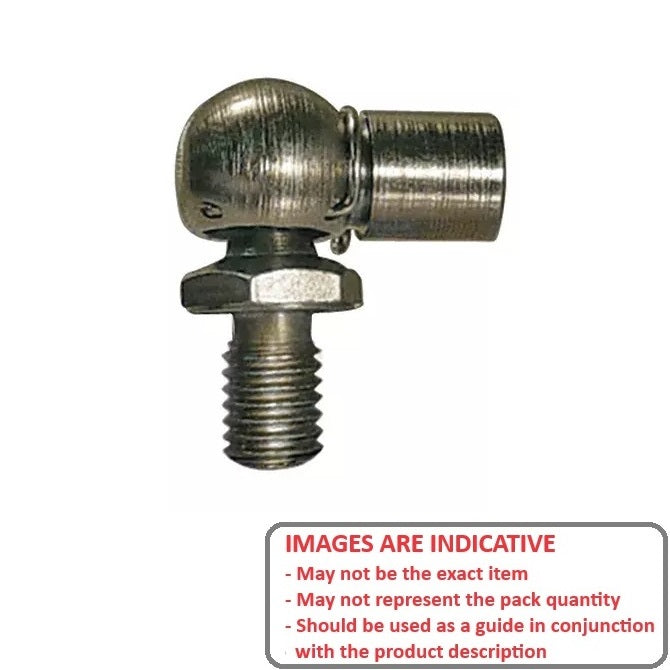 1232122 | GAS32RS (Each) --- Assembly End Fittings Gas Springs - Type Steel Ball Joint 23.11 mm - M8 x 1.25 - Steel Gas Spring